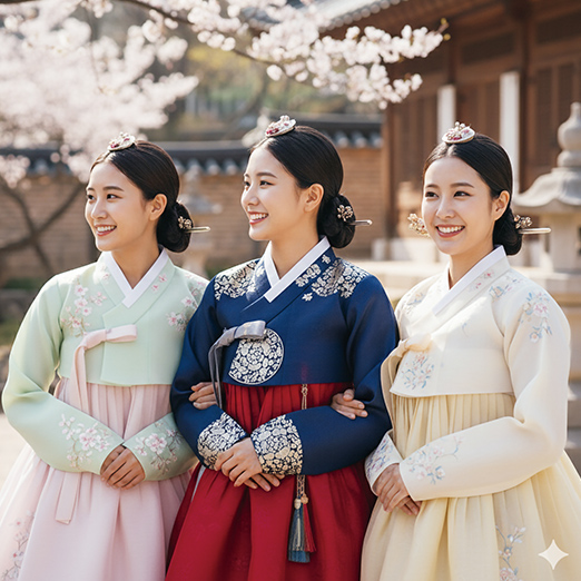 アジア民族衣装体験ブース